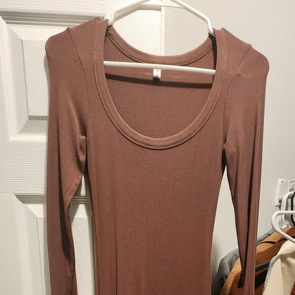 Sexy Square Neck Long Sleeve - Picture 2 of 2